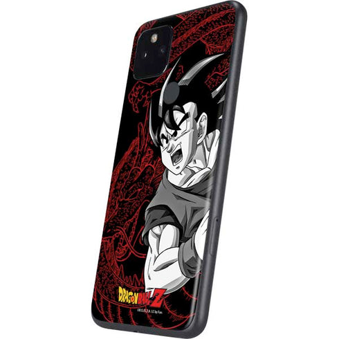 Dragon Ball Z Goku and Shenron Google Pixel 4a 5G Skin